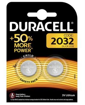 BATTERIA A BOTTONE 2032 AL LITIO BLISTER DA 2PZ - DURACELL