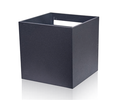 APPLIQUE CUBO DA PARETE IP65 7W LUCE CALDA - GRIGIO TOPO