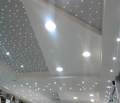 CIELO STELLATO 50 LED BIANCHI LUCE NATURALE + ALIMENTATORE