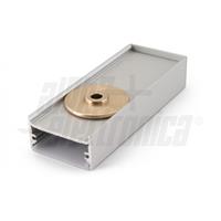 CLIP FISSAGGIO A MURO OTTONE PER PROFILO JO380/091