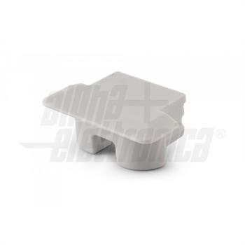 TERMINALE DI CHIUSURA IN PLASTICA GRIGIA