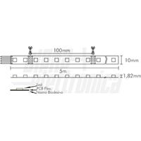 STRISCIA LED 60LED/m 24V 12W/m IP20 RGB