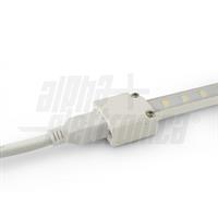 TERMINALE CON CAVO IN GOMMA PER STRISCE LED 230Vac 12mm IP20