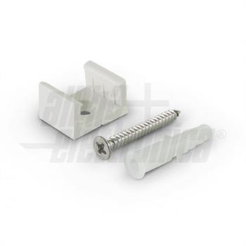 GRAFFETTA DI FISSAGGIO PER STRISCE LED 230Vac 12mm