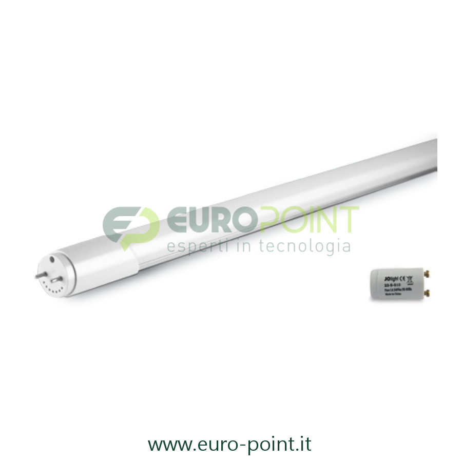 TUBO NEON A LED T8 VETRO 150cm 24W BIANCO CALDO 3000K - TUBI NEON A LED -  Euro Point