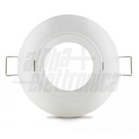 FARETTO INCASSO TONDO ORIENTABILE BIANCO Ø83mm - FORO ø75mm