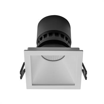 SUPPORTO FARETTO LED INCASSO QUADRATO BIANCO/BIANCO