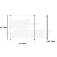 PANNELLO LED 60x60 cm 40W BIANCO NATURALE - SENZA LGP