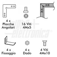 CORNICE PER INCASSO A CARTONGESSO PER PANNELLI LED 60x60