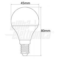 LAMPADA LED 6W 230V E14 BIANCO CALDO