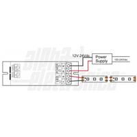CONTROLLER MONOCOLORE SYNC TECHNOLOGY 25A TELECOMANDO TOUCH