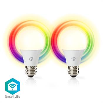 LAMPADE LED SMART WI-FI E27 6W RGBW BIANCO CALDO - 2PZ