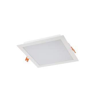 PANNELLO LED SLIM QUADRATO DA INCASSO 18W LUCE CALDA