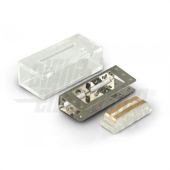 CONNETTORE PER GIUNZIONE DRITTA PER NEON FLEX SIDE VIEW
