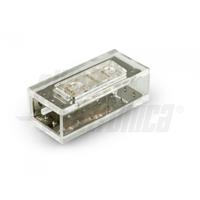 CONNETTORE PER GIUNZIONE DRITTA PER NEON FLEX SIDE VIEW