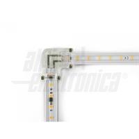 CONNETTORE PER GIUNZIONE AD ANGOLO 90° X STRISCE LED 230Vac