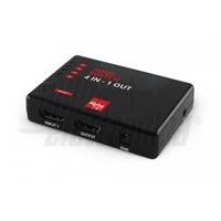 COMMUTATORE HDMI®, 4 IN - 1 OUT 4K@30Hz CON TELECOMANDO