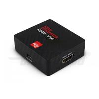 CONVERTITORE VIDEO DA HDMI A VGA + AUDIO ANALOG.1080P