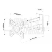 SUPPORTO LCD ORIENTABILE 19-37