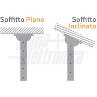 SUPPORTO TV DA SOFFITTO ORIENTABILE 32-55 - 56/91cm
