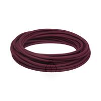 CAVO ELETTRICO TONDO 2x0.75 RIVESTITO IN SETA BORDEAUX