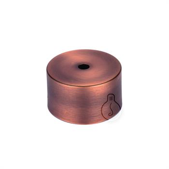 ROSONE IN METALLO Ø65mm BRONZO SATINATO 1 FORO