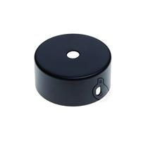 ROSONE IN METALLO Ø65mm NERO 1 FORO