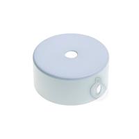 ROSONE IN METALLO Ø65mm BIANCO 1 FORO