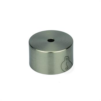 ROSONE IN METALLO Ø65mm NICKEL SATINATO 1 FORO