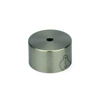 ROSONE IN METALLO Ø65mm NICKEL SATINATO 1 FORO