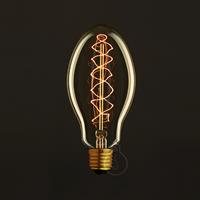 LAMPADA HIPSTER AMBRATA CON FILAMENTO IN CARBONIO VERTICALE