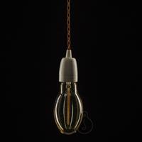 LAMPADA HIPSTER AMBRATA CON FILAMENTO IN CARBONIO VERTICALE