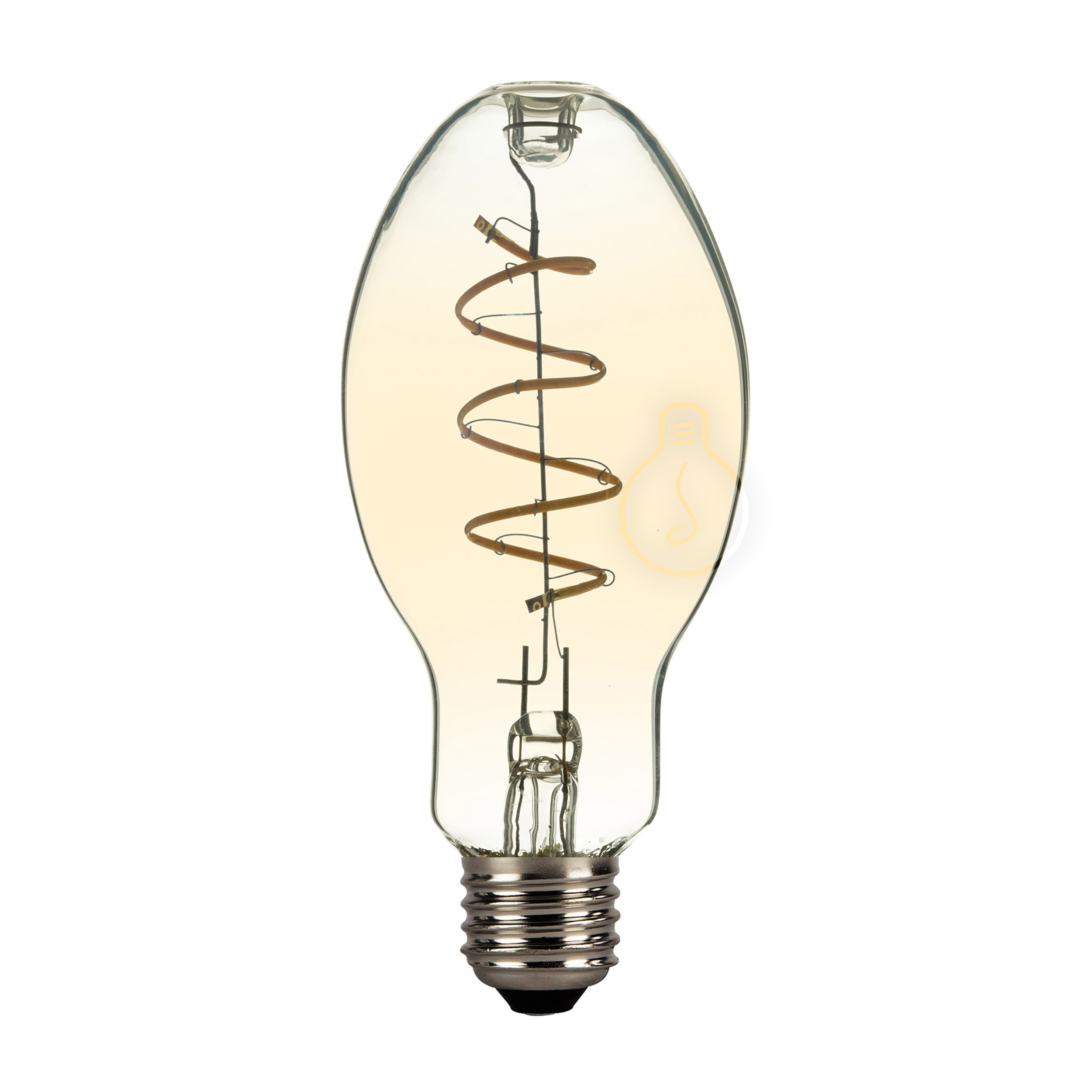 LAMPADA LED DIMMERABILE 4W CANDELA IN VETRO IRREGOLARE 2000K - LED VINTAGE  DIMMERABILE - Euro Point