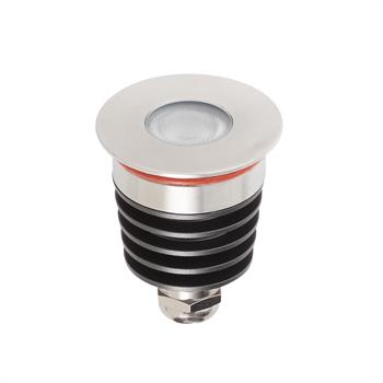 FARO DA INCASSO A PAVIMENTO 3W IP67 IK06 24Vdc 4000K F.Ø38mm