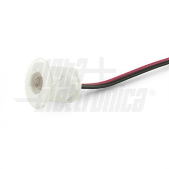 FARETTO INCASSO BIANCO LED 12V 0,3W BIANCO CALDO