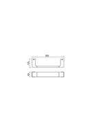 LOUNGE APPLIQUE 18W CORPO ALLUMINIO BIANCO LUCE CALDA