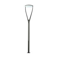 LAMPIONE LED CON LED LATERALI LUCE CALDA PER ARREDO URBANO