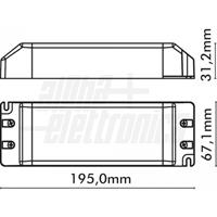 ALIMENTATORE TENSIONE COSTANTE 24V 200W SLIM PER LED