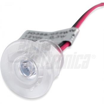 FARETTO INCASSO TRASPARENTE LED 12V 0,3W BLU