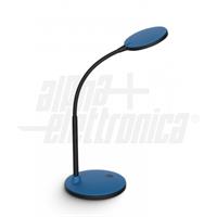 LAMPADA DA TAVOLO A LED CON INTERRUTTORE 5,5W BLU