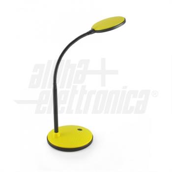 LAMPADA DA TAVOLO A LED CON INTERRUTTORE 5,5W GIALLA