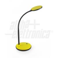LAMPADA DA TAVOLO A LED CON INTERRUTTORE 5,5W GIALLA