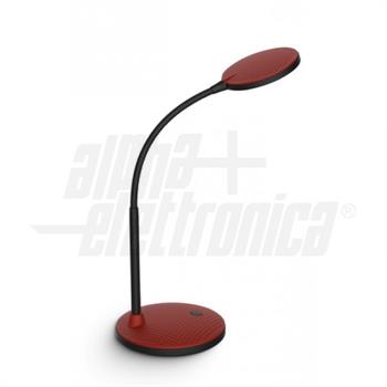 LAMPADA DA TAVOLO A LED CON INTERRUTTORE 5,5W ROSSA