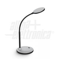LAMPADA DA TAVOLO A LED CON INTERRUTTORE 5,5W SILVER