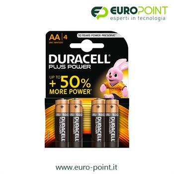 BLISTER 4 STILO PLUS DURACELL