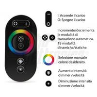 CONTROLLER RGB 8A/CH CON TELECOMANDO TOUCH